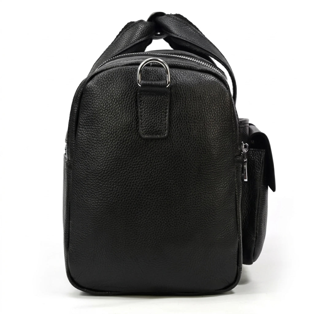 Mala de viagem em couro elegante para quem busca praticidade e estilo em cada viagem.
