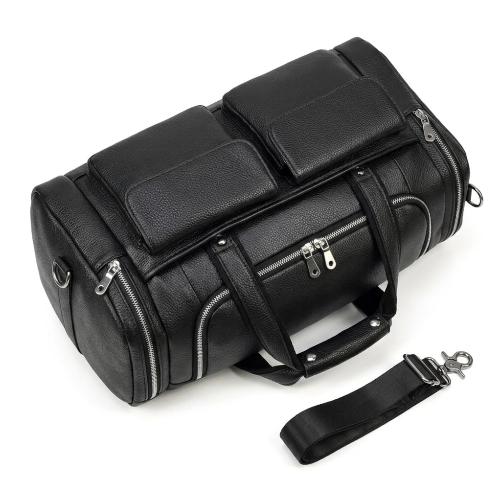 Mala de viagem em couro elegante para quem busca praticidade e estilo em cada viagem.
