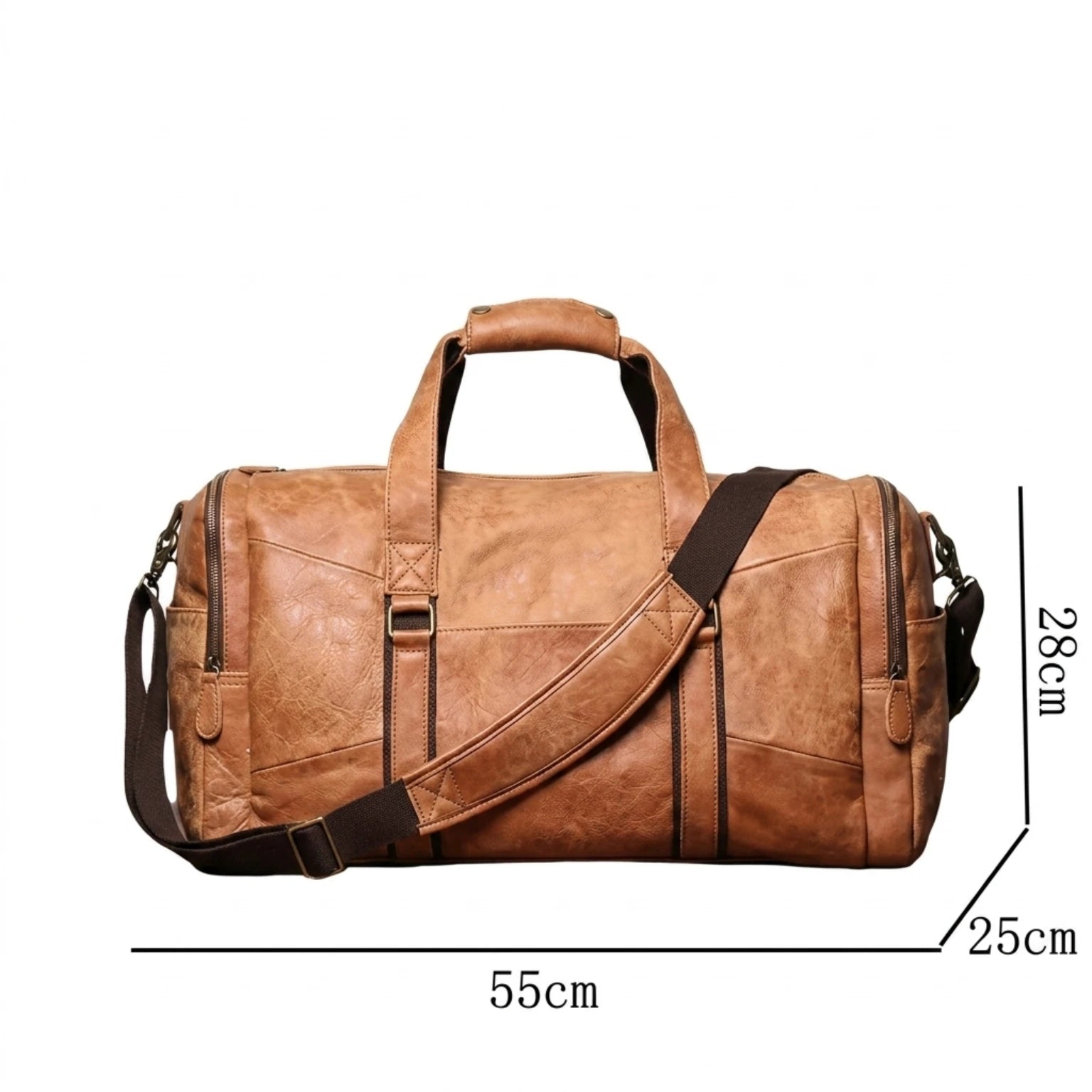 Mala de couro Europa perfeita para viagens confortáveis com estilo e praticidade.