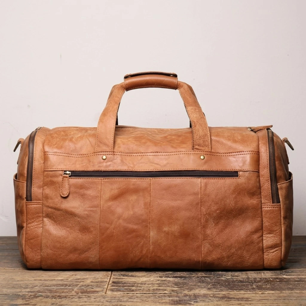 Mala de couro Europa perfeita para viagens confortáveis com estilo e praticidade.