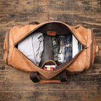 Mala de couro Europa perfeita para viagens confortáveis com estilo e praticidade.