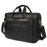 Maleta Executiva Masculina de Couro Life ORVENI Black Texas