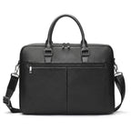 Maleta executiva de couro Life Prestige com estilo refinado e excelente organização interna.