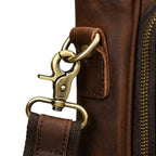 "Maleta de Couro ORVENI Milano, maleta executiva masculina com design elegante, ideal para transportar notebook, documentos e acessórios."