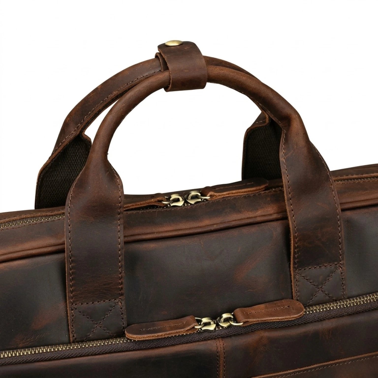 "Maleta de Couro ORVENI Milano, maleta executiva masculina com design elegante, ideal para transportar notebook, documentos e acessórios."