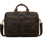 "Maleta de Couro ORVENI Milano, maleta executiva masculina com design elegante, ideal para transportar notebook, documentos e acessórios."