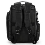 Mochila de couro masculina para notebook com design executivo, acabamento premium e amplo espaço para o dia a dia.