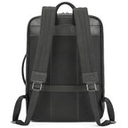 Mochila de couro slim masculina estilo Europa para uso diário