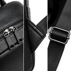 "Mochila de Couro para Notebook Life Europa com acabamento premium, design elegante e espaço seguro para notebook e acessórios."