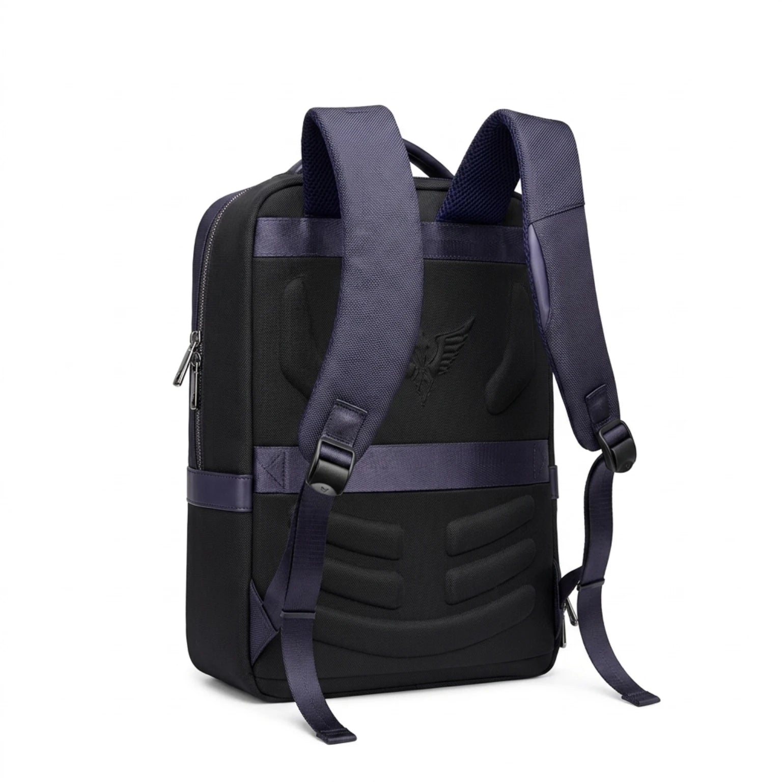 "Mochila de couro executiva Rome Pro para notebook, ideal para profissionais que buscam elegância, praticidade e durabilidade."