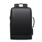 "Mochila de couro executiva Rome Pro para notebook, ideal para profissionais que buscam elegância, praticidade e durabilidade."