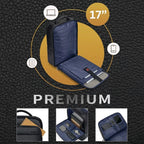 "Mochila couro notebook Rome Urban com acabamento premium, estilo executivo e organização inteligente para o dia a dia."
