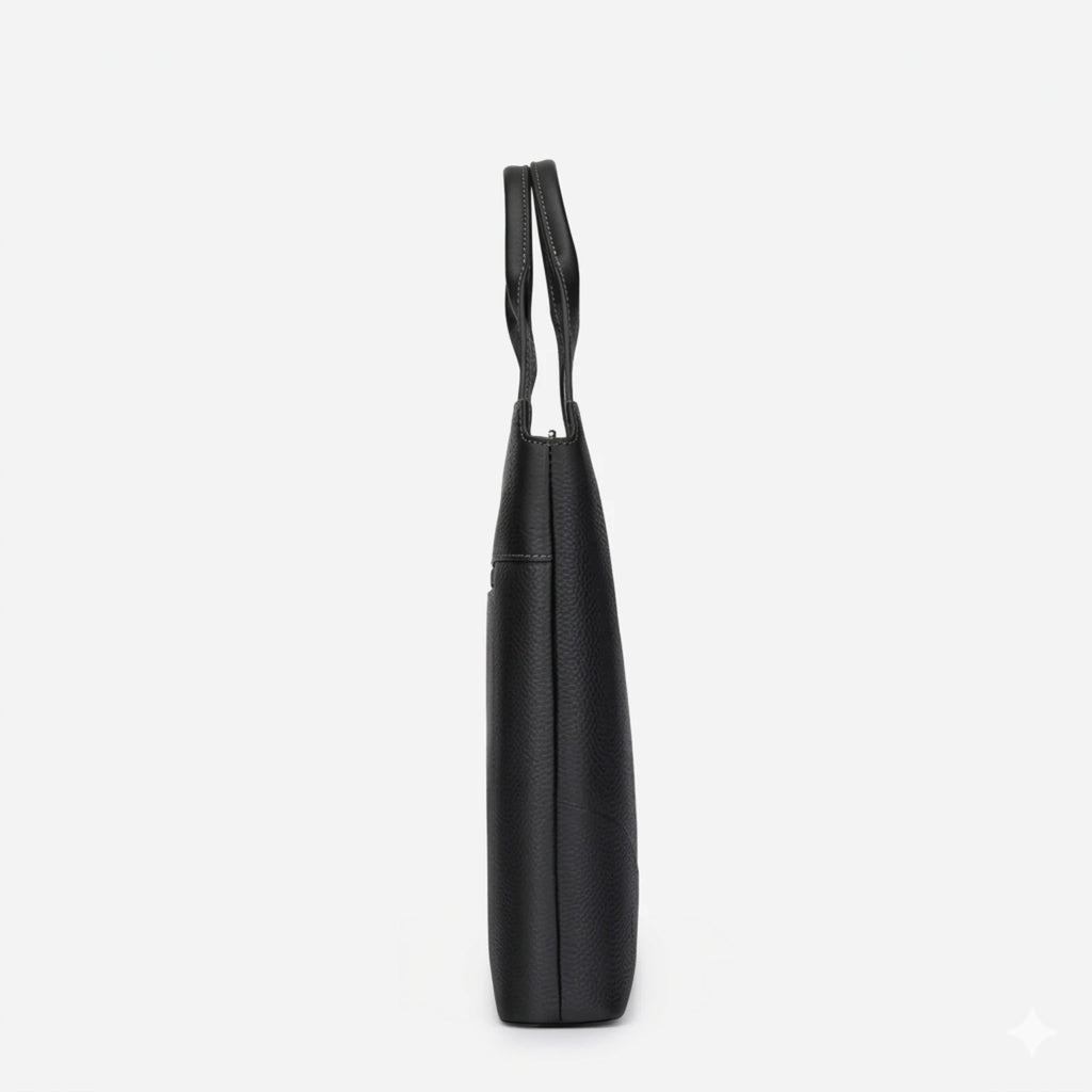 "Pasta de couro Orveni Life Vittorio com design moderno e executivo, confeccionada para profissionais que valorizam sofisticação e durabilidade."