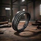 Pulseira de Couro Masculina Life Leather em couro legítimo, design elegante e acabamento premium para homens de estilo.