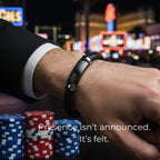 Pulseira masculina Life Silver em couro legítimo, design sofisticado e durável para uso diário com estilo premium