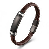 Pulseira de Couro Marrom