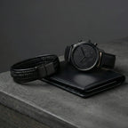 Pulseira Masculina de Couro Life Trançada em couro legítimo, design elegante e acabamento premium para homens de estilo.